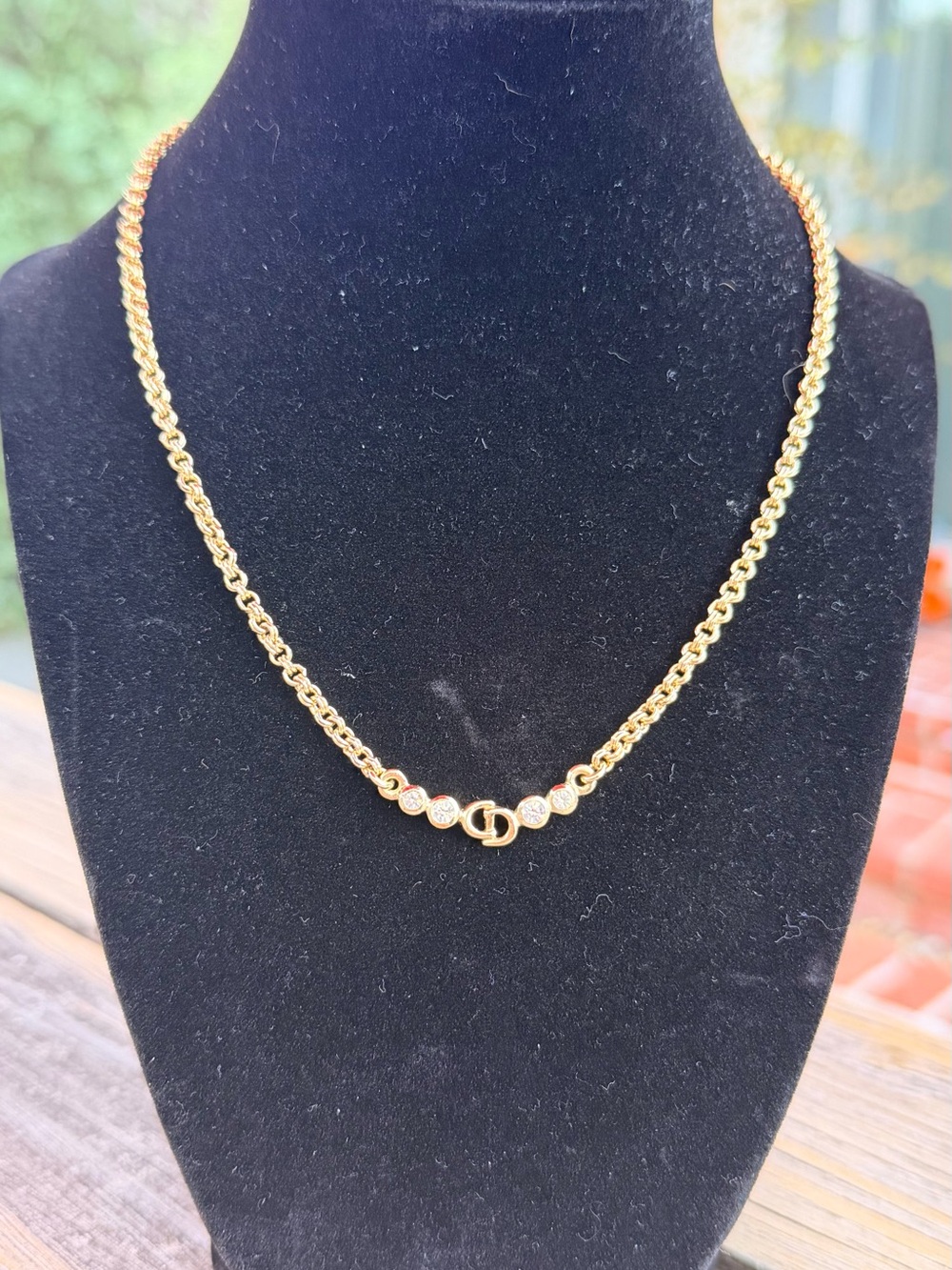 Christian Dior Vintage Crystal Necklace